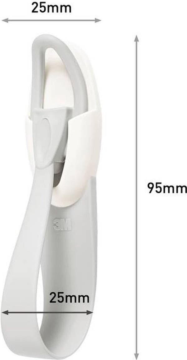 3M Command Kabelhållare Vit, Grå