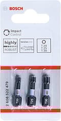 Miniatyrbillede 2 af 6: Bosch tilbehør 2608522479 seks-rund bit 3-delt T-profil (2608522479)