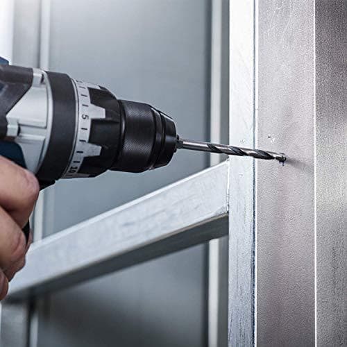 Bosch Professional PointTeQ sexkantsborr (för metall, Ø: 6 mm, arbetslängd: 57 mm, total längd: 98 mm, ¼" sexkantskaft, tillbehör för slagskruvar och