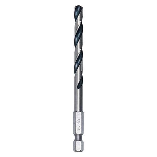 Bosch Professional PointTeQ sexkantsborr (för metall, Ø: 6 mm, arbetslängd: 57 mm, total längd: 98 mm, ¼" sexkantskaft, tillbehör för slagskruvar och