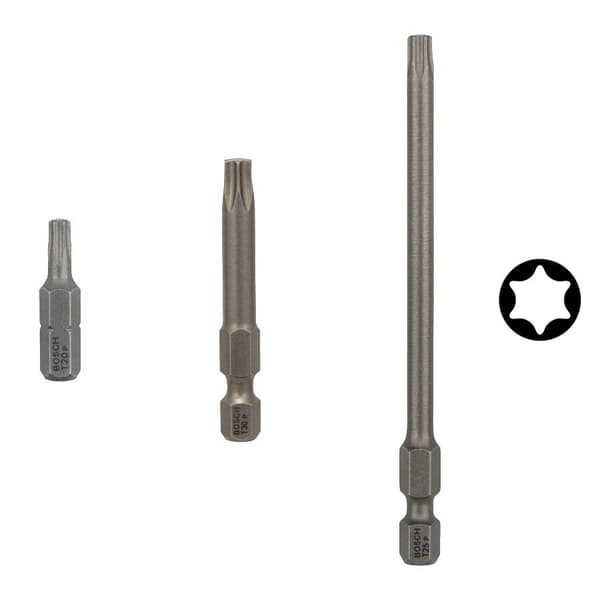 Bosch Torx bit T 10 ekstra hårdt E 6.3 1 stk (2607001632)