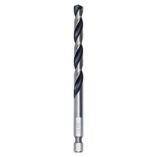 Bosch Professional PointTeQ sekskantbor (til metal, Ø: 7 mm, arbejdslængde: 69 mm, total længde: 109 mm, ¼" sekskantet skaft, tilbehør til slag- og bo