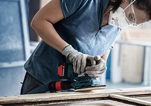 Bosch Professional 5x Expert C470 sandpapir (til hårdttræ, maling på træ, 93x93 mm, korn 60, tilbehør deltasliber)