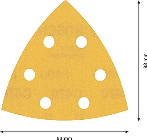 Bosch Accessories EXPERT C470 2608900831 Delta hiekkapaperi rei'itetty (P x L) 93 mm x 93 mm 5 kpl pakkaus