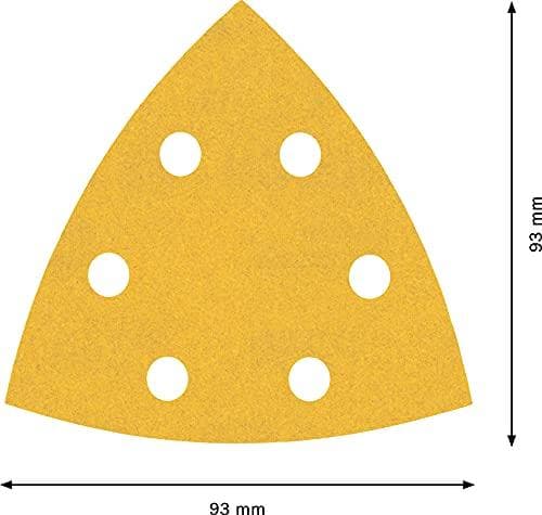 Bosch Tillbehör EXPERT C470 2608900832 Delta sandpapperssats perforerad (L x B) 93 mm x 93 mm 6 st.