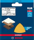Miniatyrbild 2 av 6: Bosch Tillbehör EXPERT C470 2608900832 Delta sandpapperssats perforerad (L x B) 93 mm x 93 mm 6 st.