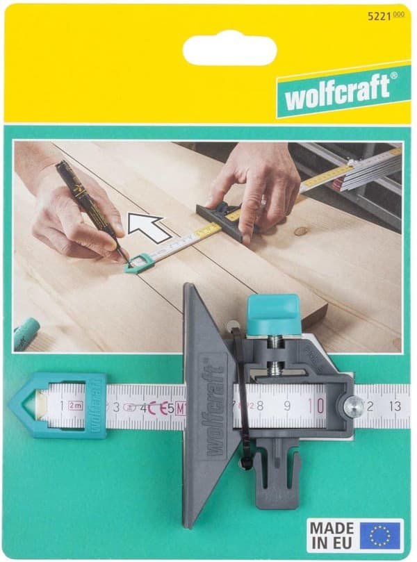Wolfcraft 5221000 Ristipuu taittoviivaan - Muovi