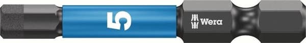 Wera 05057645001 1/4" Impaktor Hex Bit - 5,0 x 50 mm