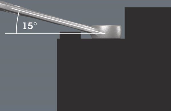 Wera 05020214001 Joker Åben/ringnøgle - 1/2'' x 160 mm - 6003