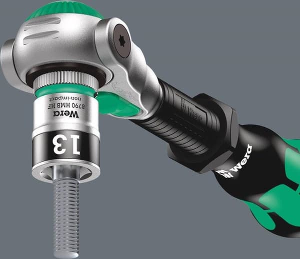 Wera - 8100 SA All-in Zyklop Speed - 42-delt skraldesæt med holdefunktion - 1/4"