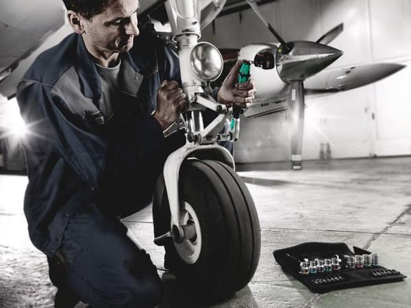 Wera - 8100 SA All-in Zyklop Speed - 42-delt skraldesæt med holdefunktion - 1/4"