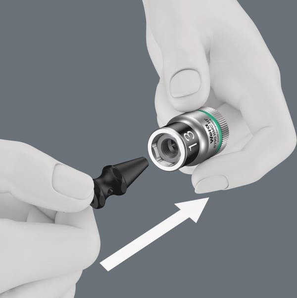 Wera Belt C 1 Zyklop 05003995001 Topnøgle (sekskant) Topnøgleindsatssæt 7-delt 1/2 (12,5 mm)
