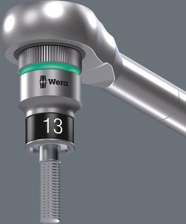 Wera - 8100 SA 12 HF Zyklop Metal - 13-delt skraldesæt med vendepal - 1/4"