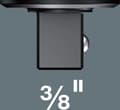 Pikkukuva 3 / 9: Wera 5078636001 Käännettävä räikkä - 3/8"