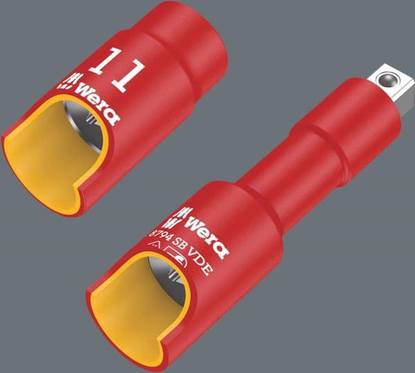 Wera 8100 SB VDE 1 Zyklop 05004970001 Hylsnyckelsats Metrisk 3/8 (10 mm)