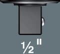 Miniatyrbillede 4 af 9: Wera 05078637001 Plug-in skralde 7772 C, vendbar, 1/2