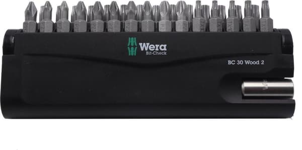 Wera 5057432001 30-delt Bit-Check 30 Wood 2 Bit Sæt