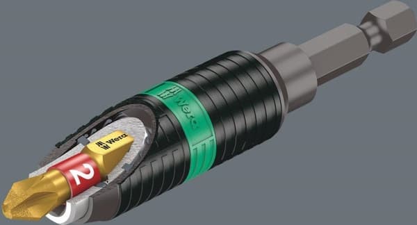 Wera Bit-Check 10 PZ BiTorsion 2 05347153001 Bitsæt 10-delt Phillips hoved Pozidriv Bitsæt