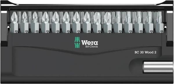 Wera 05057908001 30-delt Bit-Check 30 Universal 1 Bit Sæt - Torx