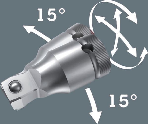 Wera 8794 A 05003527001 Topnøgleforlænger Drev 1/4 (6,3 mm) Version 1/4 (6,3 mm) 56 mm 1 stk.