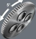 Miniatyrbillede 8 af 10: Wera 5160785001 43-delt Zyklop Speed Ratchet Set - Metrisk - 1/4" og 1/2"