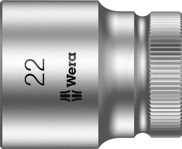 Wera 5003613001 Zyklop Topnøgle - 22mm - 1/2" (L=37mm)
