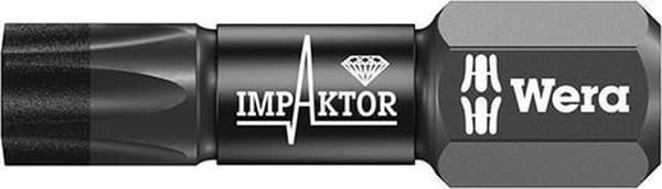 Wera 5057624001 1/4" Torx Impaktor Diamond Bit - T20 x 25mm