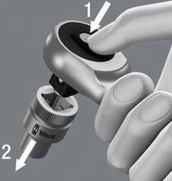 Wera Zyklop Metal 8100 SB 7 05004047001 Hylsnyckelsats Metrisk 3/8 (10 mm) 29 stycken