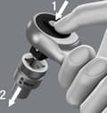 Miniatyrbillede 2 af 7: Wera Zyklop Metal 8100 SA 7 05004017001 Topnøglesæt Metrisk 1/4 (6,3 mm) 28 stk.