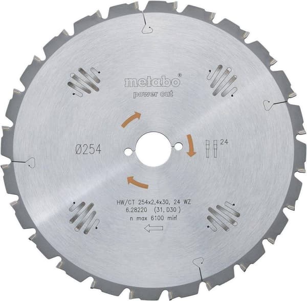 Metabo Rundsavklinge HM 216x30mm 48 tænder WZ