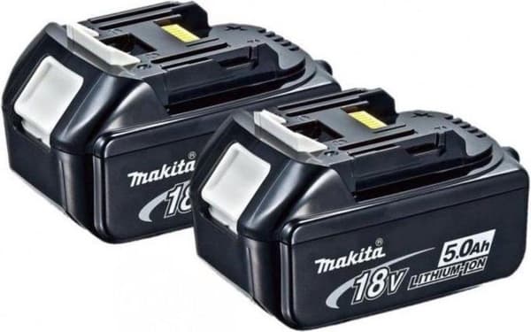 Makita DTW180RTJ 18V Li-Ion batteri slagnøglesæt (2x 5,0Ah) i Mbox - 180Nm - 3/8" - børsteløs