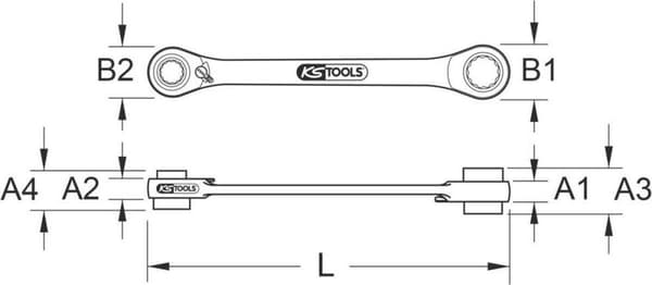 KS Tools 503.4546 503.4546 Ringnøgle