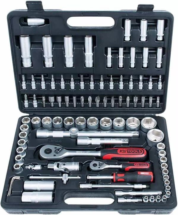 KS Tools CLASSIC Skraldenøgle og topnøglesæt 96 dele 17.0796