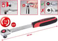 Miniatyrbillede 5 af 6: KS Tools SlimPOWER Vendbar skraldenøgle 72 tænder 1/2" 920.1290