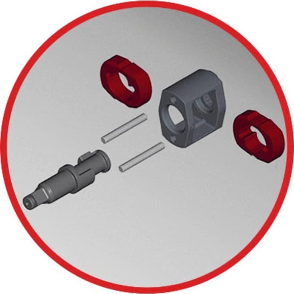 KS Tools 515.3400 515.3400 Pneumatisk slagnøgle Maks. drejningsmoment: 860 Nm