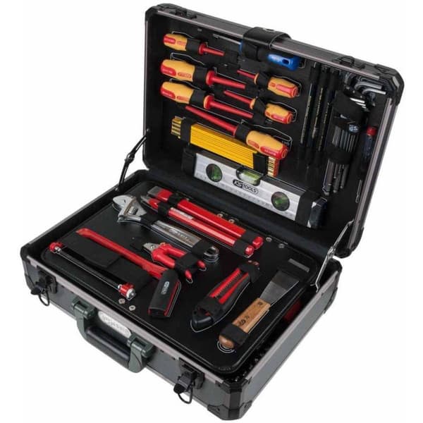 KS Tools Sähköasentajien työkalusarja 1/4" + 1/2" 128 kpl 911.0628