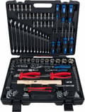 Miniatyrbild 2 av 3: KS Tools CHROMEplus verktygssats med hylsor och bits 97 st 918.0797