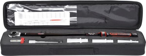 KS Tools 516.1905 1/2" ERGOTORQUEprecision Momentnyckelsats med vridknopp konvertibel fyrkant