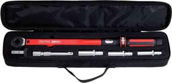 KS Tools 516.1905 1/2" ERGOTORQUEprecision Momentnyckelsats med vridknopp konvertibel fyrkant