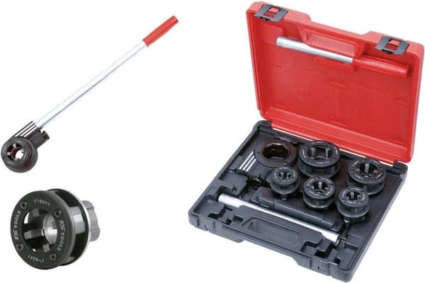 KS Tools 903.3300 gevindskæreventilsæt - 3/8"-1,1/4" - 8 stk.