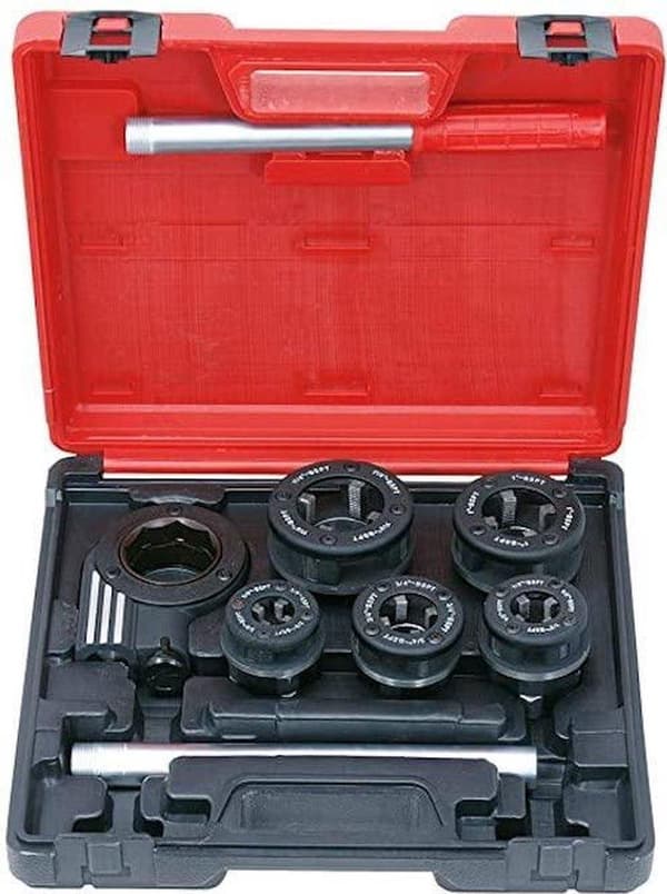 KS Tools 903.3300 gevindskæreventilsæt - 3/8"-1,1/4" - 8 stk.