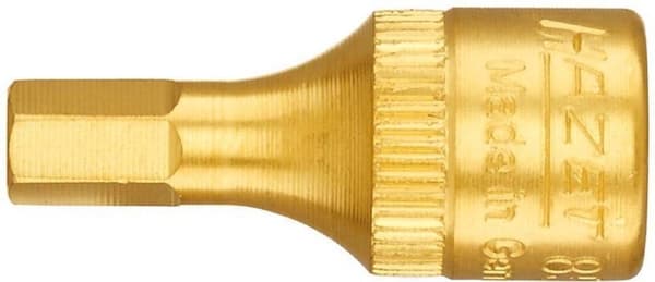 Hazet 8501 8501-3 Unbrakonøgle bit indsats 3 mm 1/4 (6,3 mm)