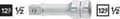 Pikkukuva 4 / 4: Hazet HAZET 917-1 Holkkiavaimen jatke Veto 1/2 (12,5 mm) Versio 1/2 (12,5 mm) 45 mm 1 kpl