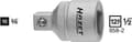 Miniatyrbillede 3 af 3: Hazet 958 958-2 Topnøgleadapter Drive 1/2 (12,5 mm) Version 3/8 (10 mm) 36 mm 1 stk.