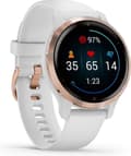 Miniatyrbild 5 av 8: Garmin Venu 2s Health Smartwatch - Amoled pekskärm - Stegräknare - 10 dagars batteri - Rose guld/Vit