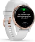 Miniatyrbild 6 av 8: Garmin Venu 2s Health Smartwatch - Amoled pekskärm - Stegräknare - 10 dagars batteri - Rose guld/Vit