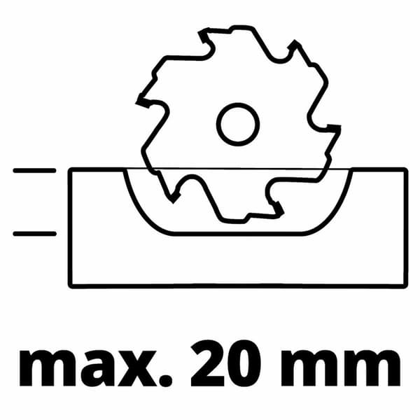 Einhell Akun säleliitos TE-BJ 18 Li Solo Power X-Change (18 V - Li-Ion - portaaton kulman/korkeuden säätö - syvyyden säätö 6 asennossa - ilman akkua j