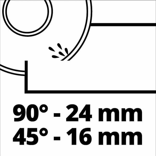 Einhell batteri kakelskärmaskin TE-TC 18/115 Li Solo Power X-Change (Li-Ion - 18 V - max. 3800 rpm - inkl. 115 mm slipskiva - leverans utan batteri oc