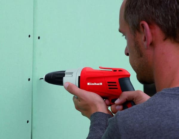 Einhell Kipsilevyruuvimeisseli TH-DY 500 E (230V - 500W - 0-2200 rpm - Auto-Start-Stop-vaihde - alumiininen vaihteistopää - magneettinen terän pidike