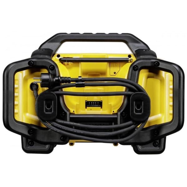 DeWALT DCR027 18V Li-Ion batteri DAB + Konstruktionsradio med ladefunktion - virker på netstrøm & batteri